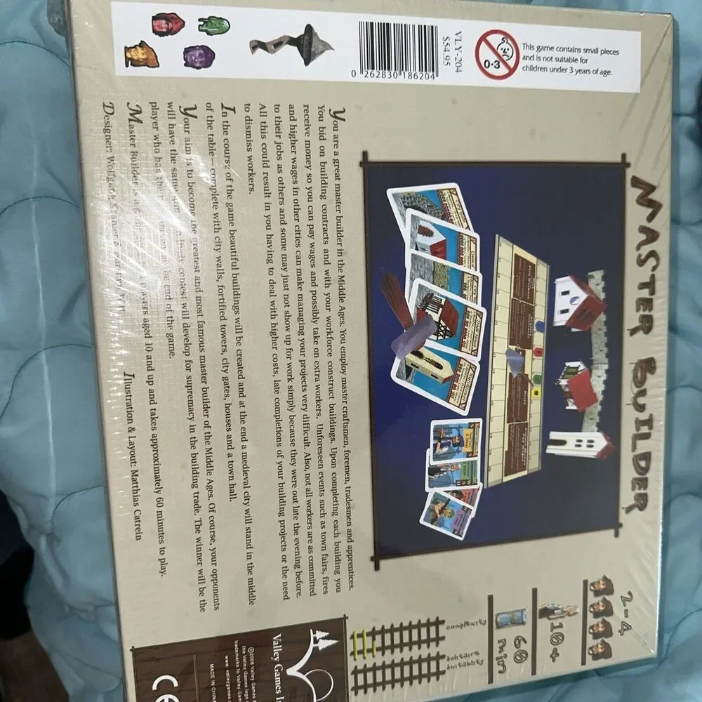 Master Builder - Valley Games 2008 - Wolfgang Kramer NEW & SEALED!! Mm78